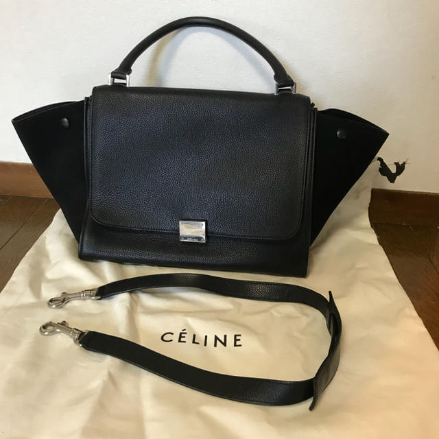 最安値 トラペーズ 正規品！セリーヌ - celine スモール ハンドバッグ