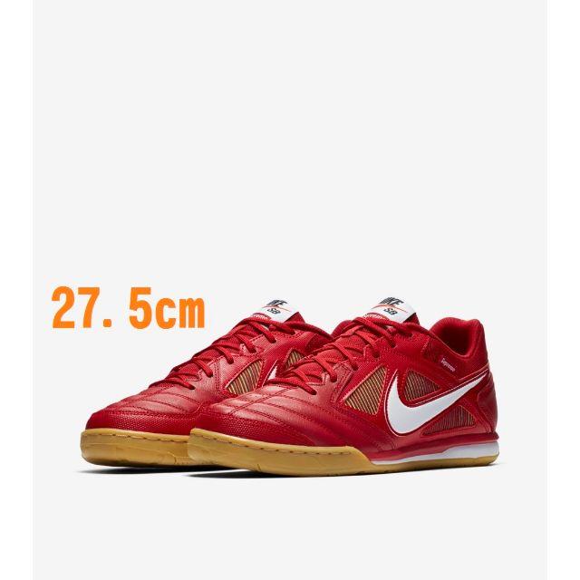 AR9821-600サイズSupreme x Nike SB Gato Red シュプリーム　27.5