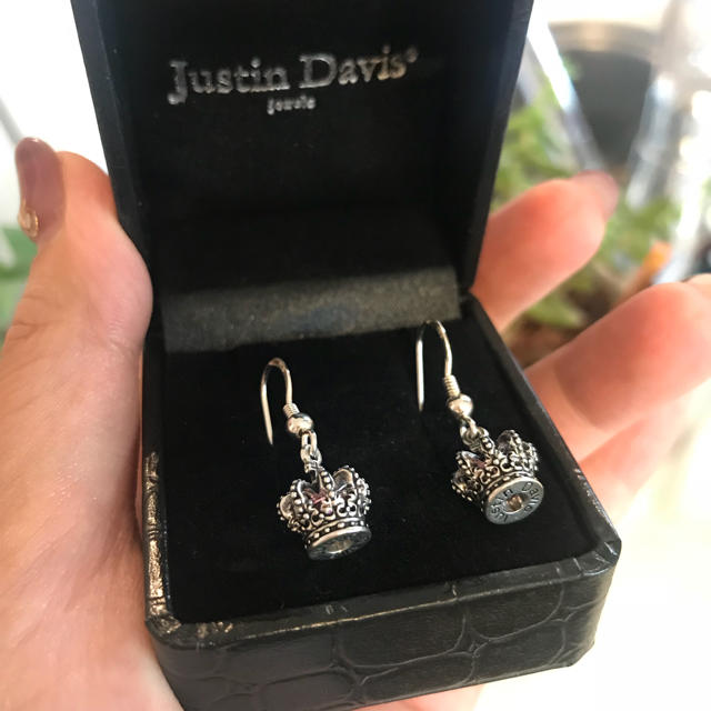 JUSTIN DAVIS✴︎ジルコニアピアス✴︎2個セット✴︎