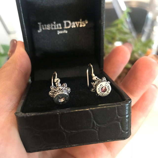 ピアス 超美品 ジャスティンデイビス ピンク JUSTIN DAVIS