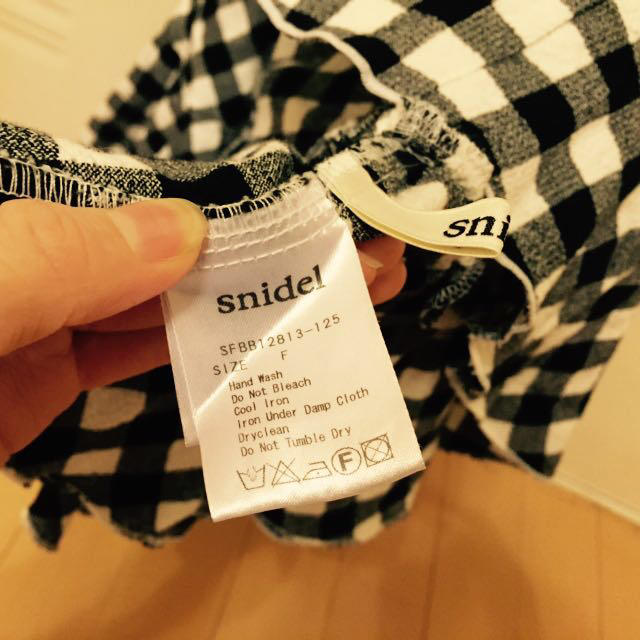 SNIDEL(スナイデル)のsnidel ギンガムチェックキャミ レディースのトップス(キャミソール)の商品写真