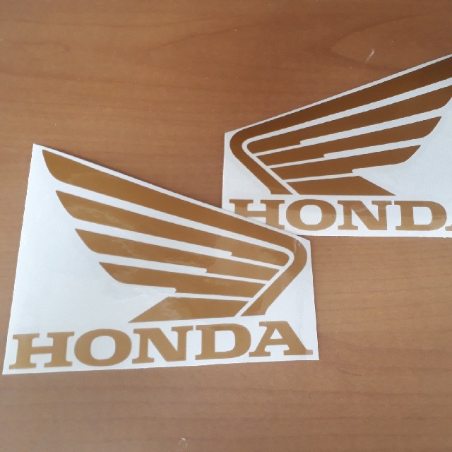 3年保証 ステッカー 車 Honda 防水 選べる6色 ウィング 翼 シール ホンダ ロゴ 外装