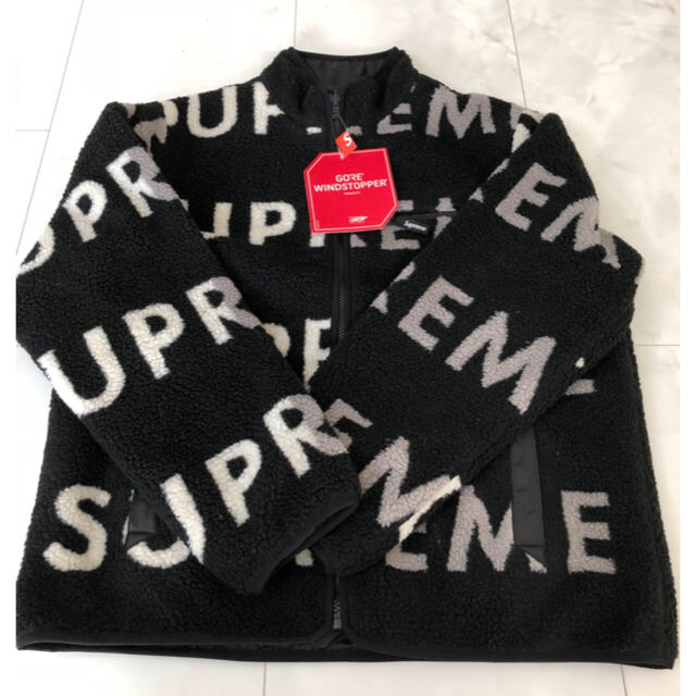 Supreme(シュプリーム)のSUPREME Reversible Logo Fleece Jacket L メンズのジャケット/アウター(ブルゾン)の商品写真