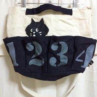 ネネット(Ne-net)ののんさま専用☆Ne-net*'13-14AWムック付録 にゃーのすうじバッグ(トートバッグ)