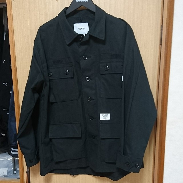 WTAPS 18SS JUNGLE LS 黒 S