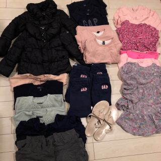 ベビーギャップ(babyGAP)のりぃ様ご専用 80 90 纏めて BEBE ダウン女の子 GAP(トレーナー)