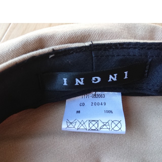 INGNI(イング)のINGNI　ベージュ　キャスケット レディースの帽子(キャスケット)の商品写真