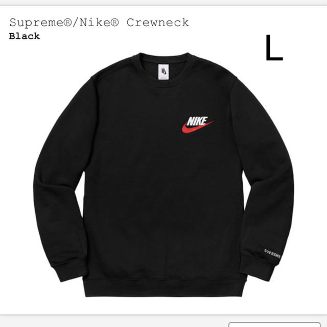 【L】Supreme®/Nike® Crewneckスウェット