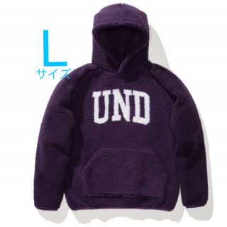 アンディフィーテッド(UNDEFEATED)のLサイズ UNDEFEATED SHERPA PULLOVER フリース 紫(パーカー)