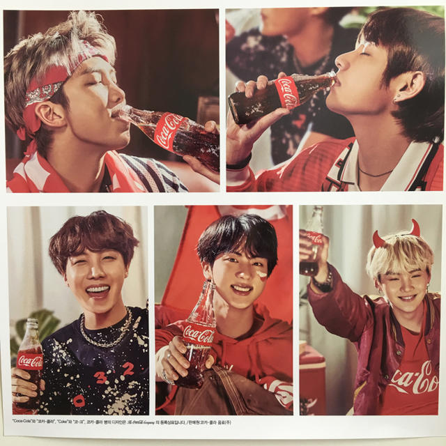 BTS × Coca-Colaコーラ コラボ トレカフルセット