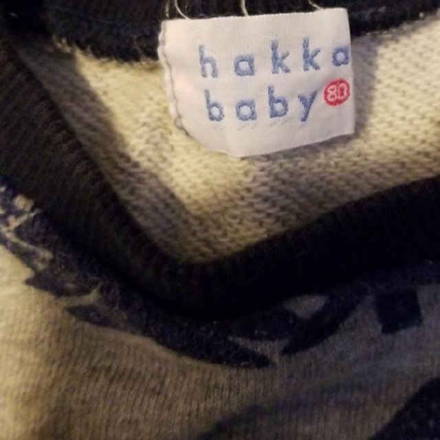 hakka baby(ハッカベビー)の【hakka baby】ハッカベビー　トレーナーワンピース キッズ/ベビー/マタニティのベビー服(~85cm)(ワンピース)の商品写真