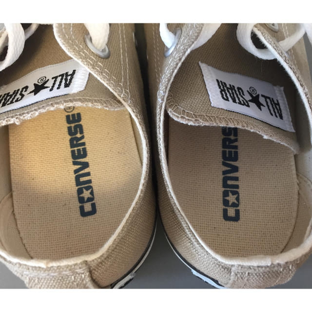 コンバース ベージュ ローカット 23センチ CONVERSE オールスター