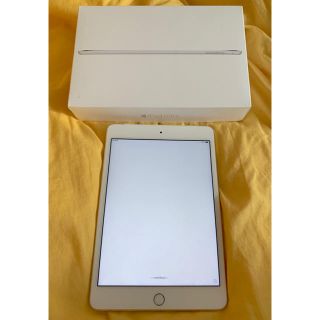 アイパッド(iPad)の値下げ iPad mini4 ドコモ 32G  ゴールド ケース付き(タブレット)