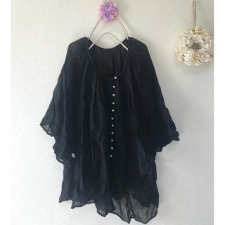 ネストローブ(nest Robe)のネストローブ リネンガーゼ チュニック(チュニック)