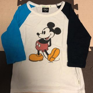 コドモビームス(こども ビームス)のBEAMS mini ミッキー七分袖ラグランTシャツ 110(Tシャツ/カットソー)