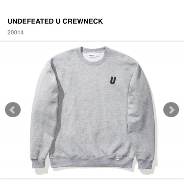 UNDEFEATED(アンディフィーテッド)のUNDEFATED U CREWNECK メンズのトップス(スウェット)の商品写真