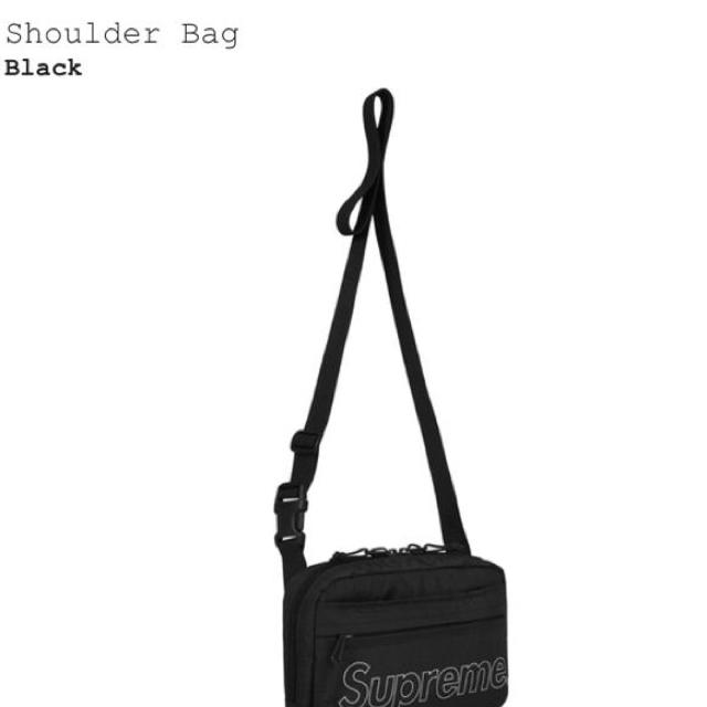 Supreme(シュプリーム)のSupreme shoulder bag 18aw black メンズのバッグ(ショルダーバッグ)の商品写真