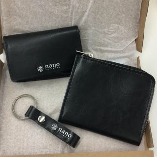 ナノユニバース(nano・universe)の小物3点セット MonoMax 特別付録 ナノ・ユニバース 本革　財布(財布)