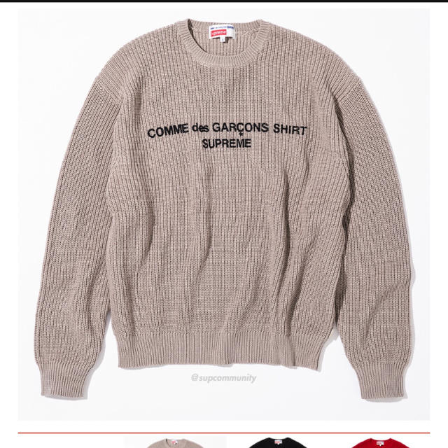【35%OFF】 - Supreme Supreme sweater SHIRT garcons des comme ニット/セーター 【35%OFF】 - Supreme Supreme sweater SHIRT garcons des comme ニット/セーター