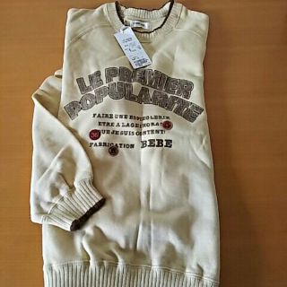 ベベ(BeBe)の新品 べべ トレーナ 140(Tシャツ/カットソー)