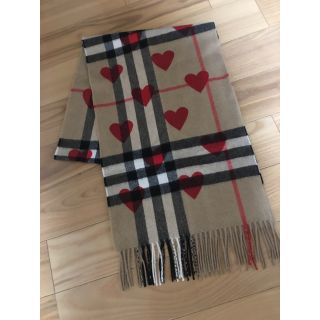 バーバリー(BURBERRY)の❤BURBERRY❤完売品❤ハートマフラー赤(マフラー/ショール)