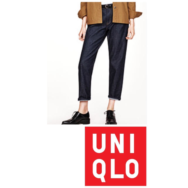 UNIQLO(ユニクロ)のUNIQLOスリムボーイフレンドフィットアンクルジーンズ レディースのパンツ(デニム/ジーンズ)の商品写真