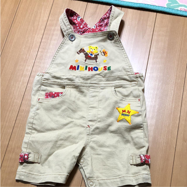 mikihouse(ミキハウス)のプッチー  オーバーオール  90 キッズ/ベビー/マタニティのキッズ服男の子用(90cm~)(その他)の商品写真