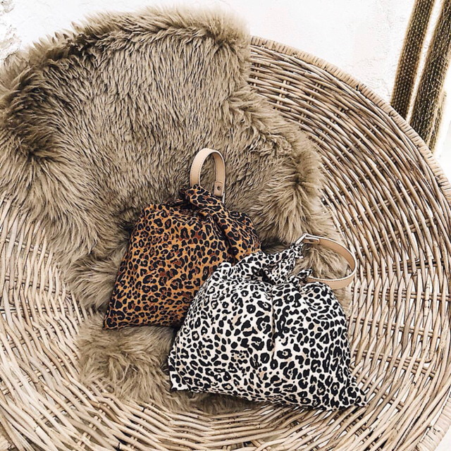 バッグroom306 Leopard Hand Bag