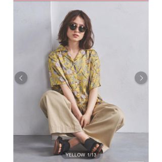 ユナイテッドアローズ(UNITED ARROWS)の【18SS】UNITEDARROWS 柄 シャツ(シャツ/ブラウス(半袖/袖なし))