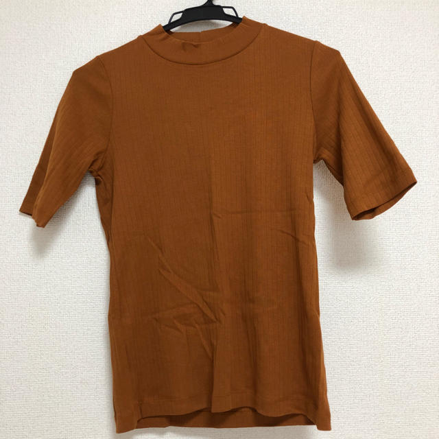 UNIQLO(ユニクロ)のリブハイネックT（5分袖）＊UNIQLO レディースのトップス(Tシャツ(長袖/七分))の商品写真