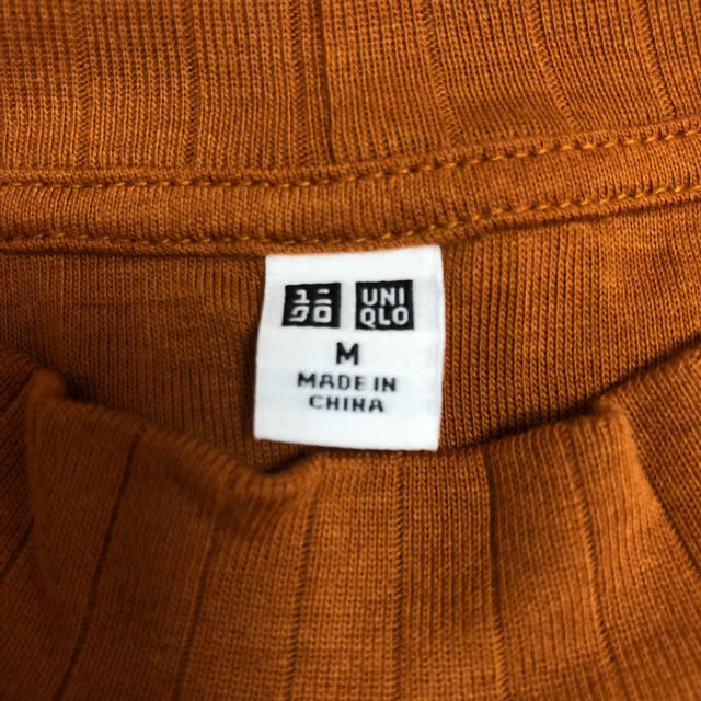 UNIQLO(ユニクロ)のリブハイネックT（5分袖）＊UNIQLO レディースのトップス(Tシャツ(長袖/七分))の商品写真