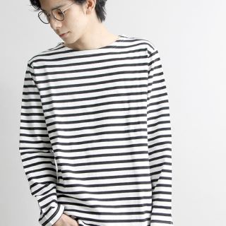 ウィゴー(WEGO)の【半額以下】バスクシャツ ボーダーＴシャツ(Tシャツ/カットソー(七分/長袖))