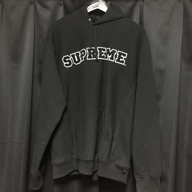 supreme  Cord Collegiate Logo Hooded