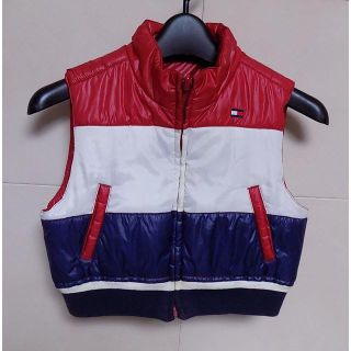 トミーヒルフィガー(TOMMY HILFIGER)のトミーヒルフィガー　　赤白紺　リバーシブルベスト4(ジャケット/上着)