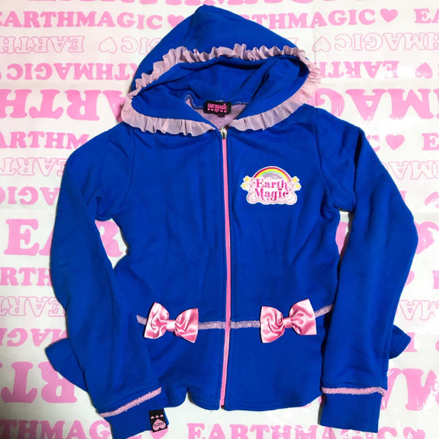 EARTHMAGIC(アースマジック)のアースマジック パーカー キッズ/ベビー/マタニティのキッズ服女の子用(90cm~)(ジャケット/上着)の商品写真