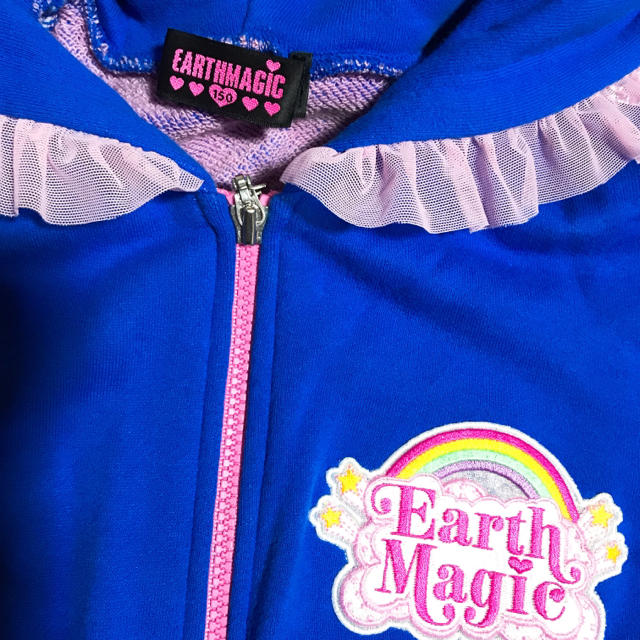 EARTHMAGIC(アースマジック)のアースマジック パーカー キッズ/ベビー/マタニティのキッズ服女の子用(90cm~)(ジャケット/上着)の商品写真