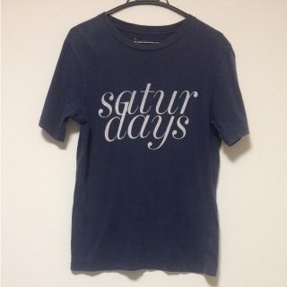 サタデーズサーフニューヨークシティー(SATURDAYS SURF NYC)のSATURDAYS SURF NYC サタデーズサーフ Tシャツ S キムタク着(Tシャツ/カットソー(半袖/袖なし))