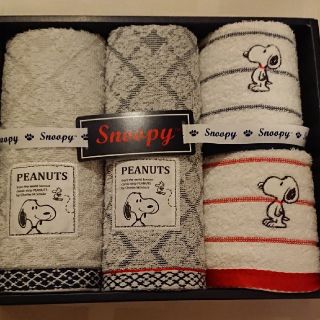 スヌーピー(SNOOPY)のSNOOPYフェイスタオルセット(タオル/バス用品)