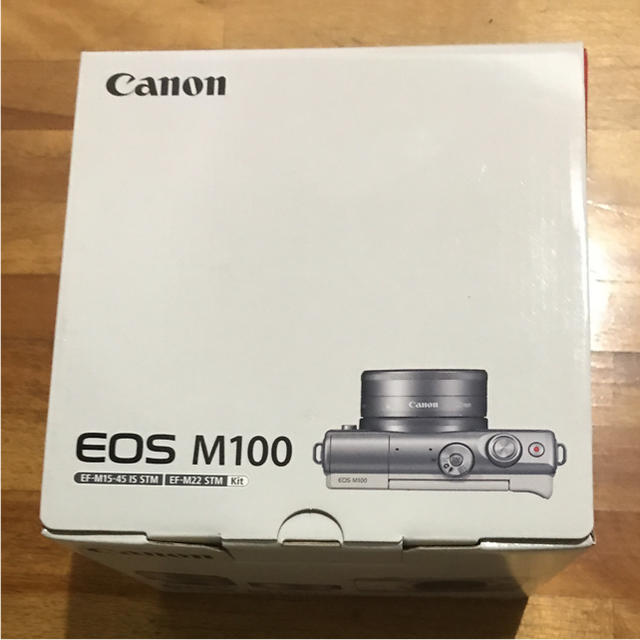 Canon - キャノンEOS M100ダブルレンズキット白新品