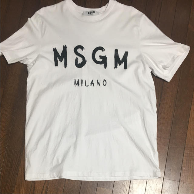 MSGM(エムエスジイエム)のMSGM tシャツ Sサイズ ホワイト メンズのトップス(Tシャツ/カットソー(七分/長袖))の商品写真