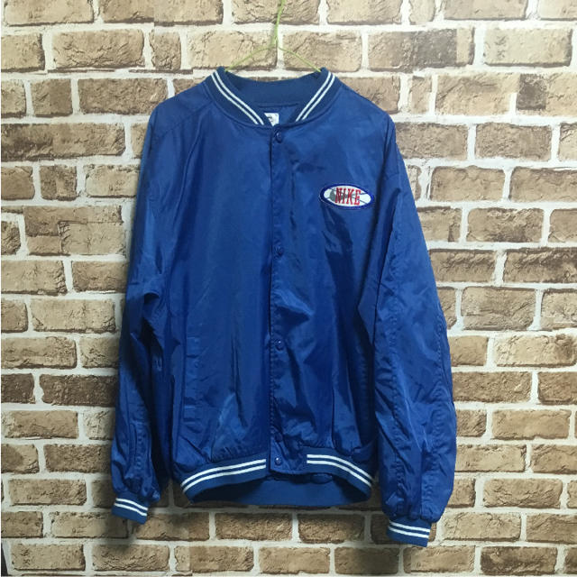 ナイキ  nike【90s】ビンテージスタジャン  希少銀タグ 一点物吉祥寺XL49