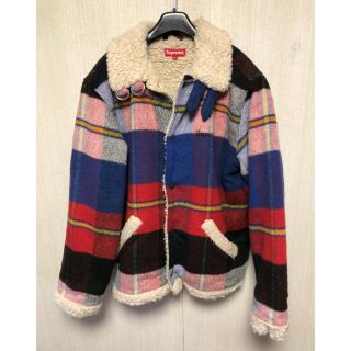 シュプリーム(Supreme)の国内正規品 M Supreme Plaid Shearling Bomber(ブルゾン)