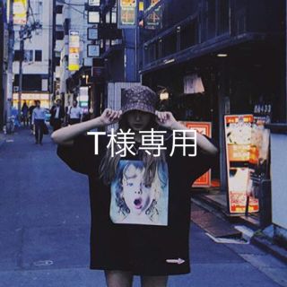 ビッグバン(BIGBANG)のBLACKPINK LISA愛用 acme de la vie プリントTシャツ(Tシャツ/カットソー(半袖/袖なし))