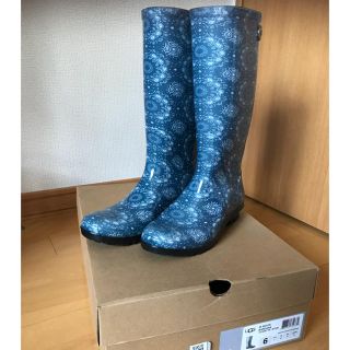 アグ(UGG)のUGG ✩ レインブーツ シェイ バンダナ✩ 23cm(レインブーツ/長靴)