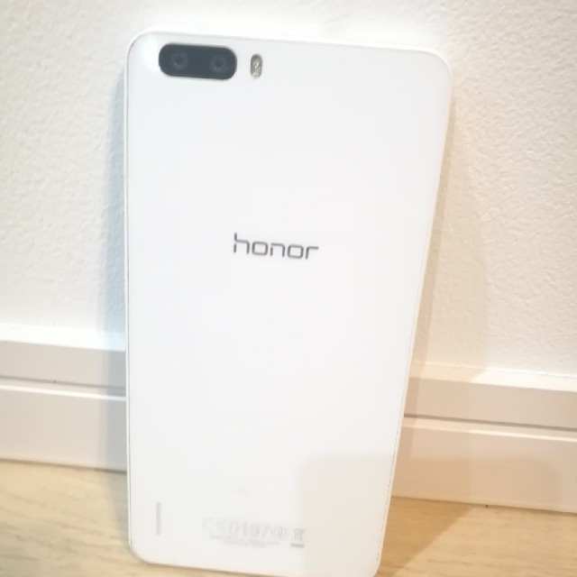 £eticiaさま専用♡ HUAWEI Honor 6 plus ＊ ホワイト スマホ/家電/カメラのスマートフォン/携帯電話(スマートフォン本体)の商品写真