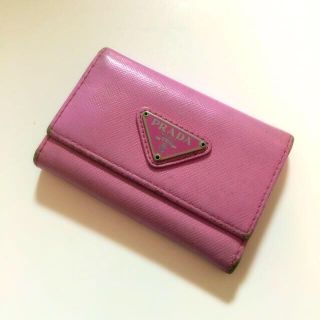 プラダ(PRADA)のPRADA 6連キーケース ピンク♡(キーホルダー)