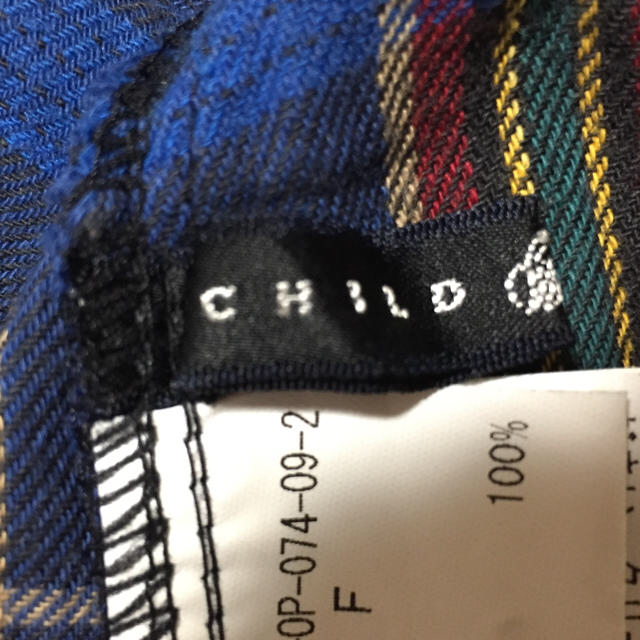 CHILD WOMAN(チャイルドウーマン)の【CHILD WOMAN】スキッパーカラー・チェックワンピース レディースのワンピース(ひざ丈ワンピース)の商品写真