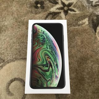 アップル(Apple)のApple IPhone xs MAX 国内SIMフリー 512GB グレイ  (スマートフォン本体)