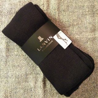 ランバン(LANVIN)のランバン LANVIN タイツ ファインメリノ 裏起毛 ソフトウエストゴム(タイツ/ストッキング)