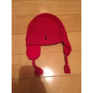 ラルフローレン(Ralph Lauren)のニット帽  美品 ラルフローレン  41㎝ 送料込み(帽子)